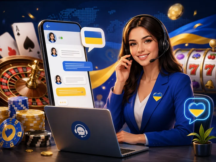 Support agent replying in Ukrainian