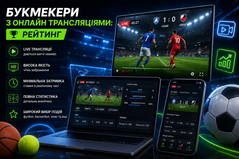 Illustration: bookmakers with live streaming