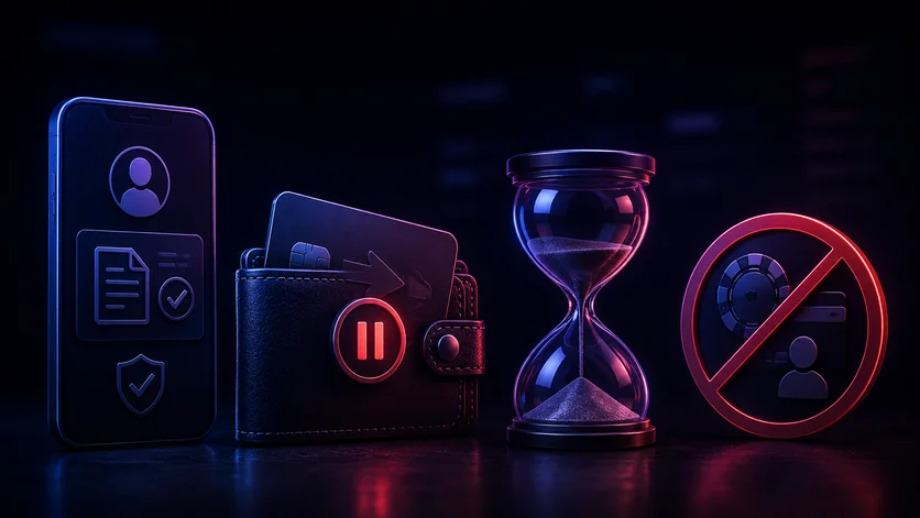 Illustration of what can slow down a casino payout