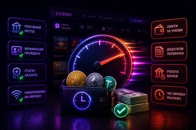 Illustration of what can speed up a casino withdrawal