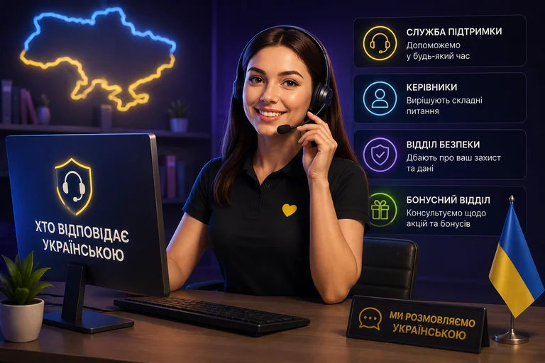 Support agent replying in Ukrainian